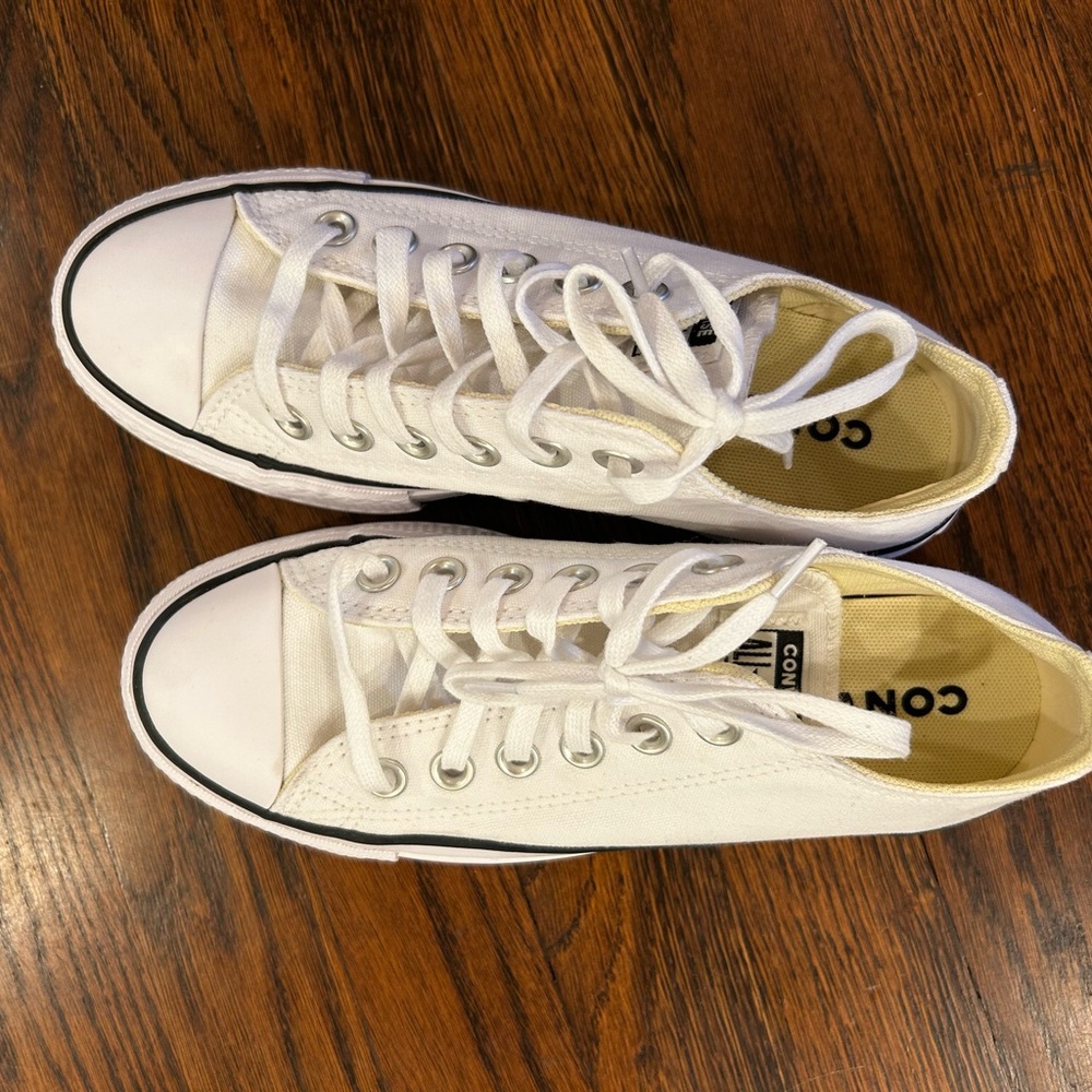 white platform converse - Picture 2 of 2